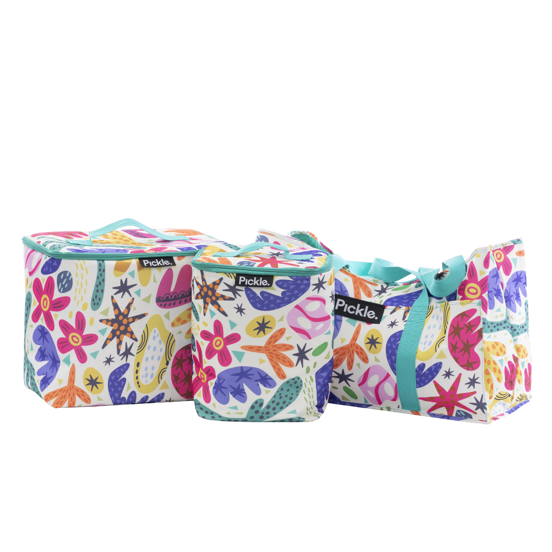 Aloe Zebrina Picnic Cooler Bag Set