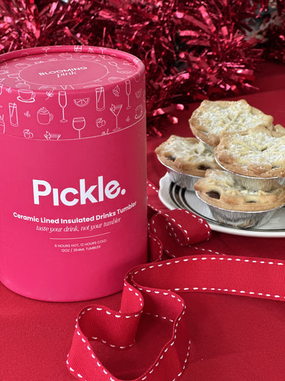 Ceramic-lined Drinks Tumbler - Blooming Pink