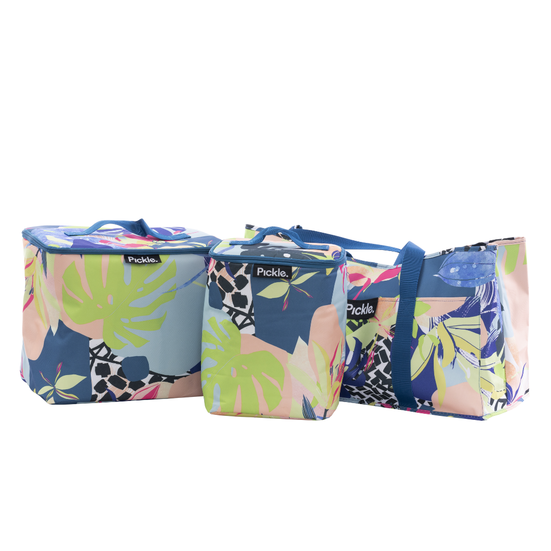 Tiger Lily Picnic Cooler Bag Set